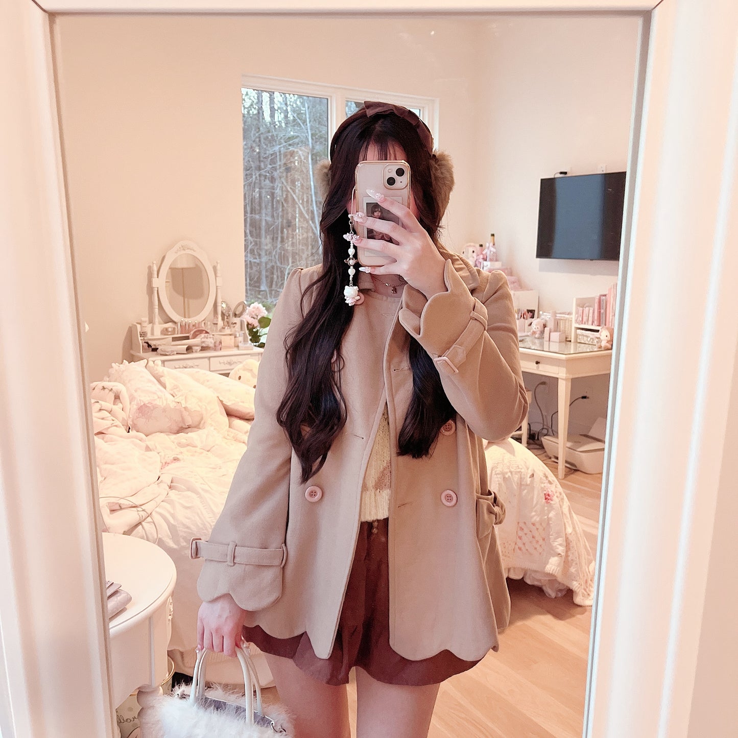 ank rouge milk tea doll jacket