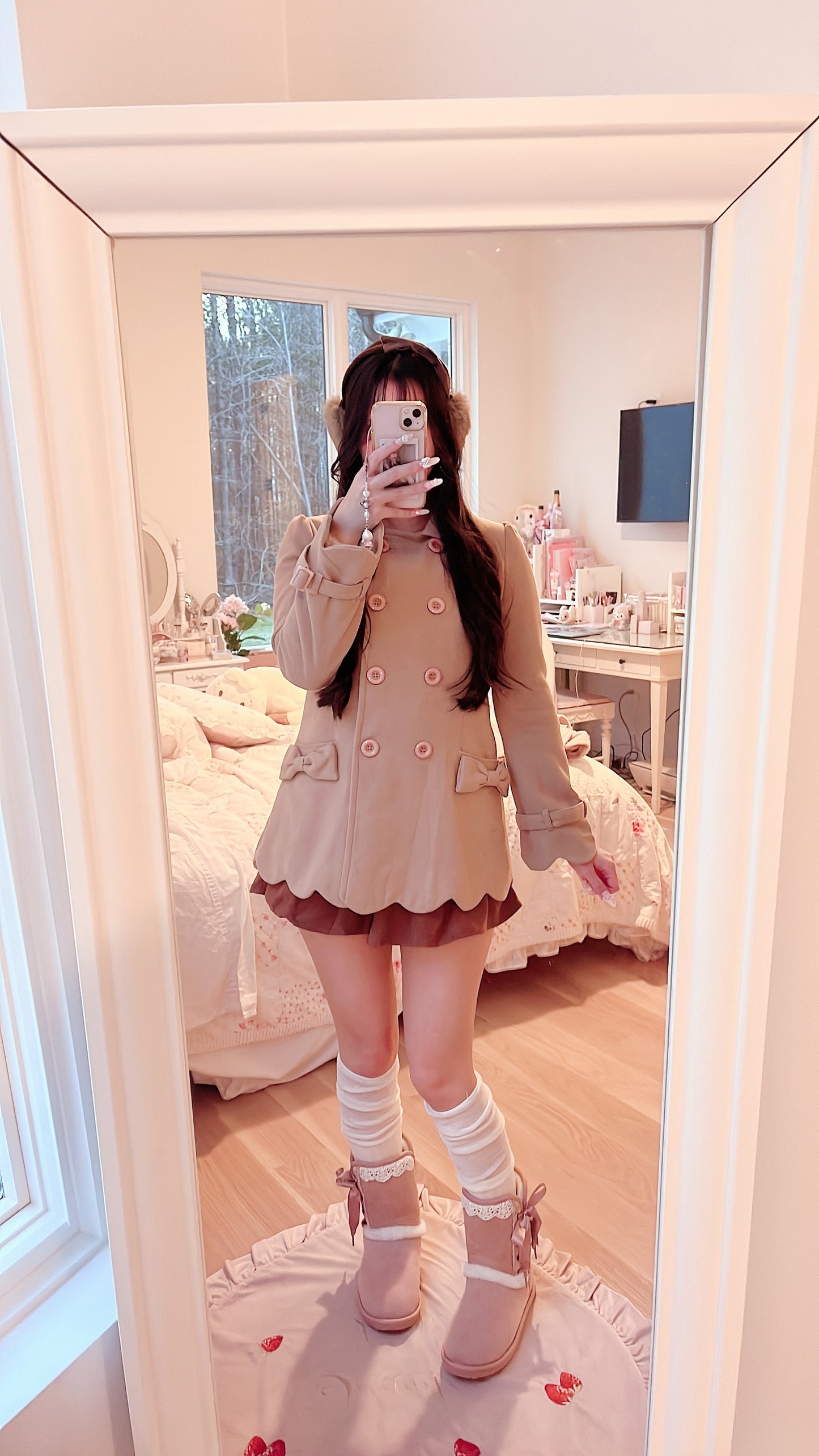 ank rouge milk tea doll jacket