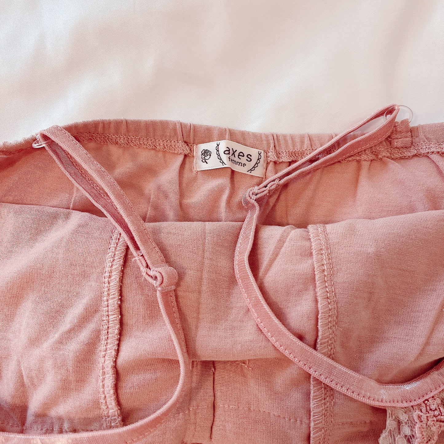 axes femme salmon pink camisole