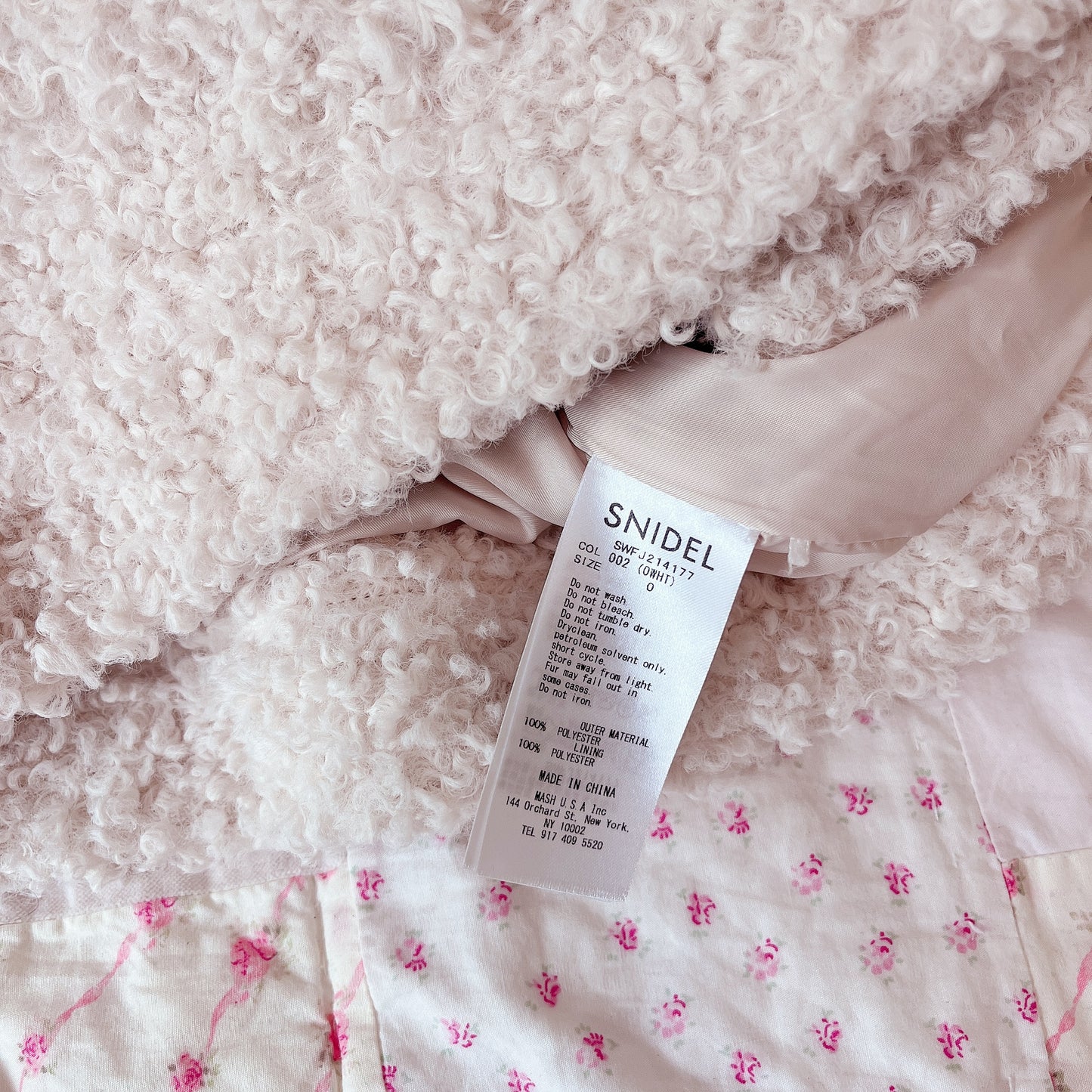 snidel moco jacket