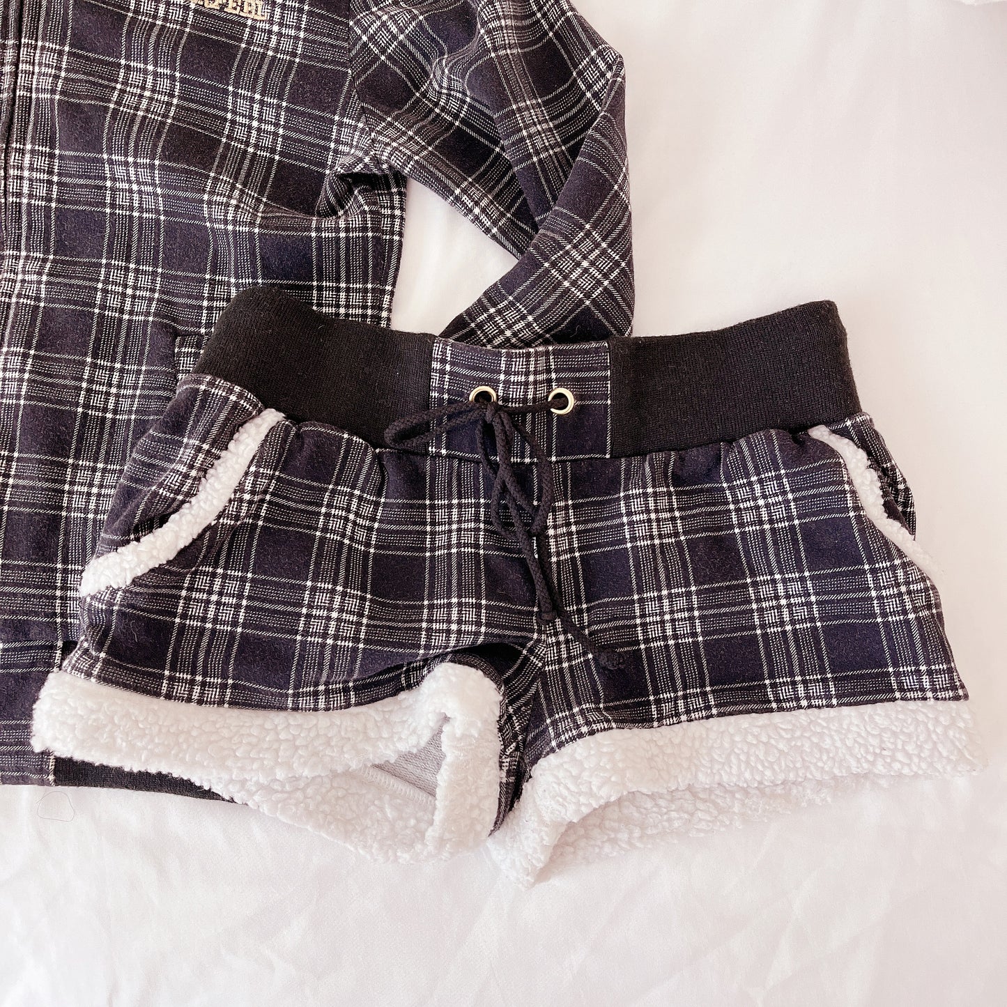 aimerfeel plaid roomwear set