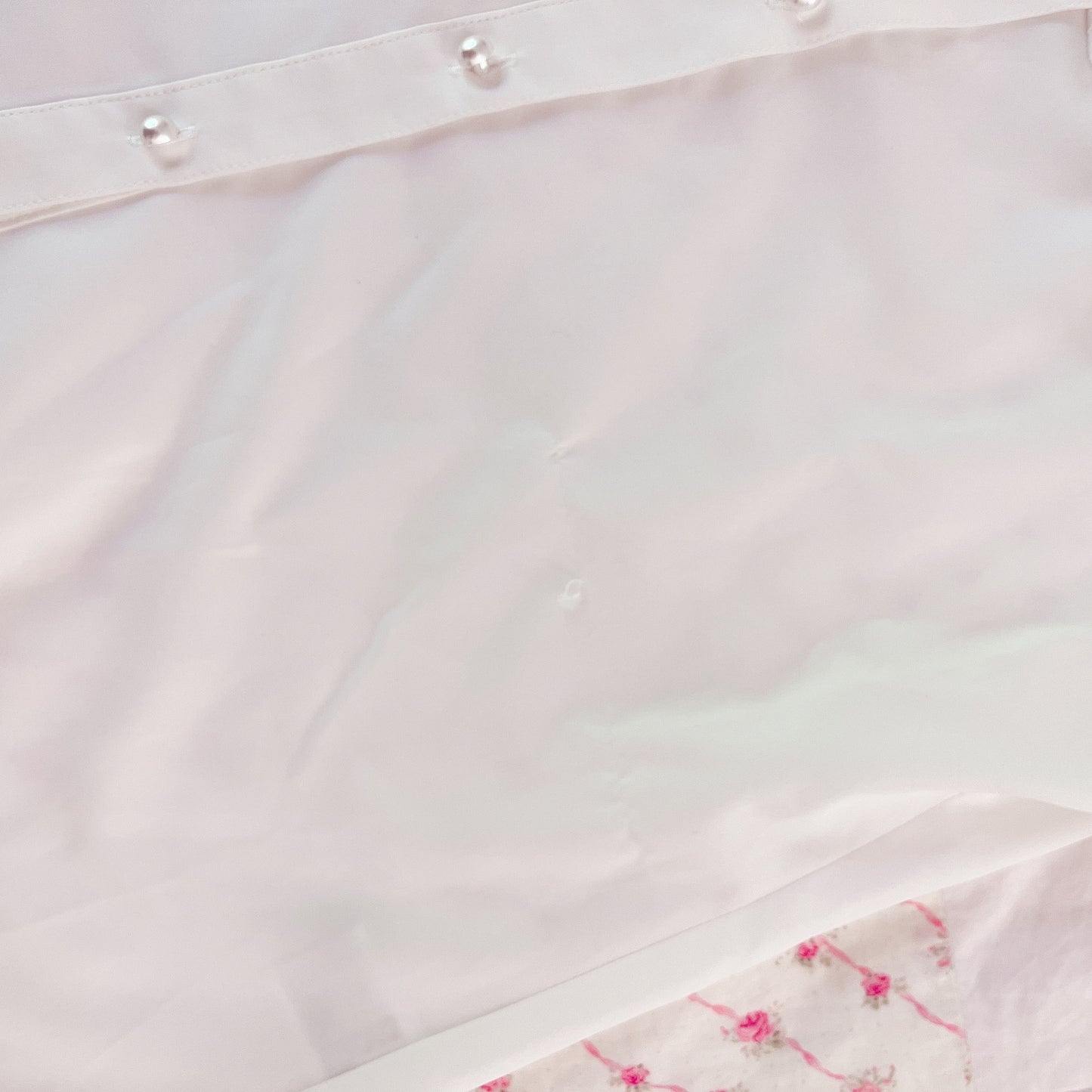 white babydoll collared blouse