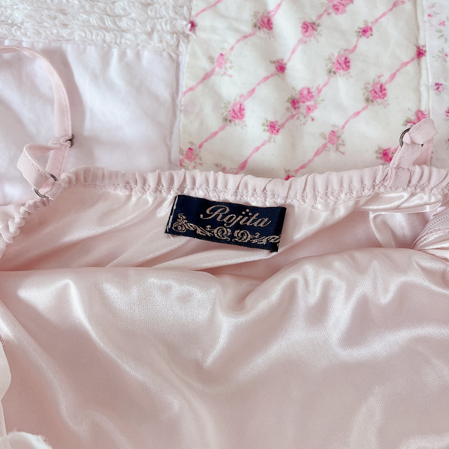 rojita pink chiffon dress