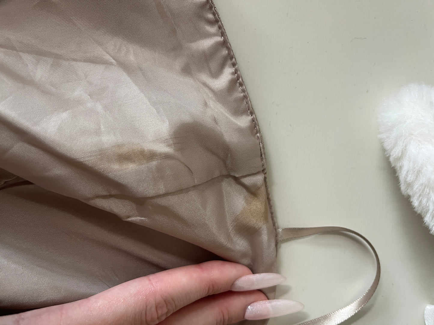 muted brown diamond princess dress