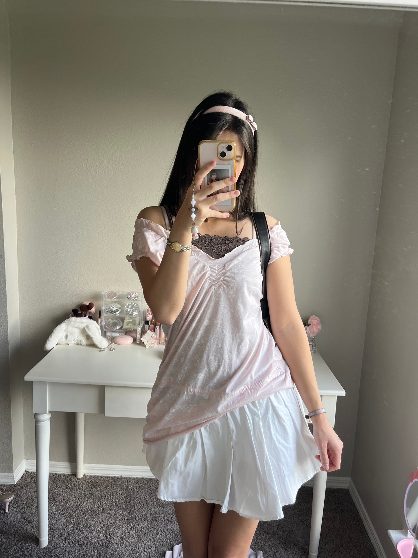 charcoal brown camisole