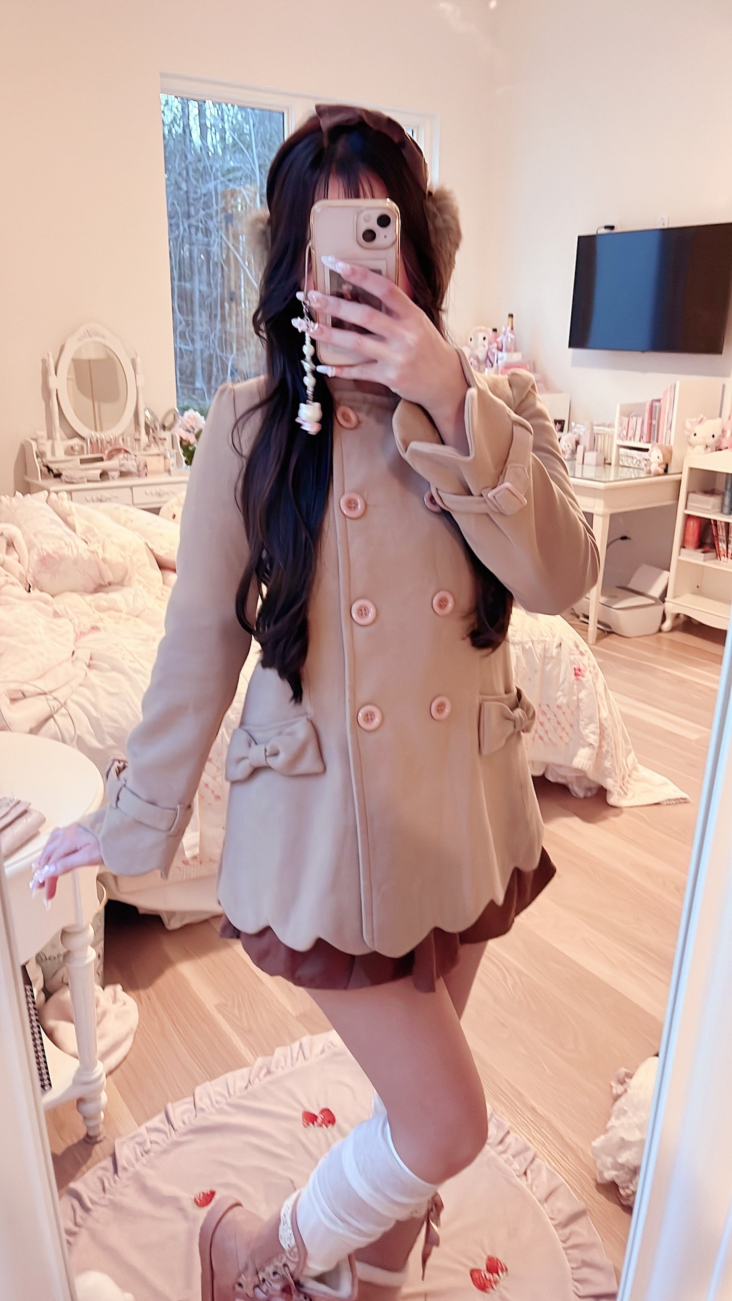 ank rouge milk tea doll jacket