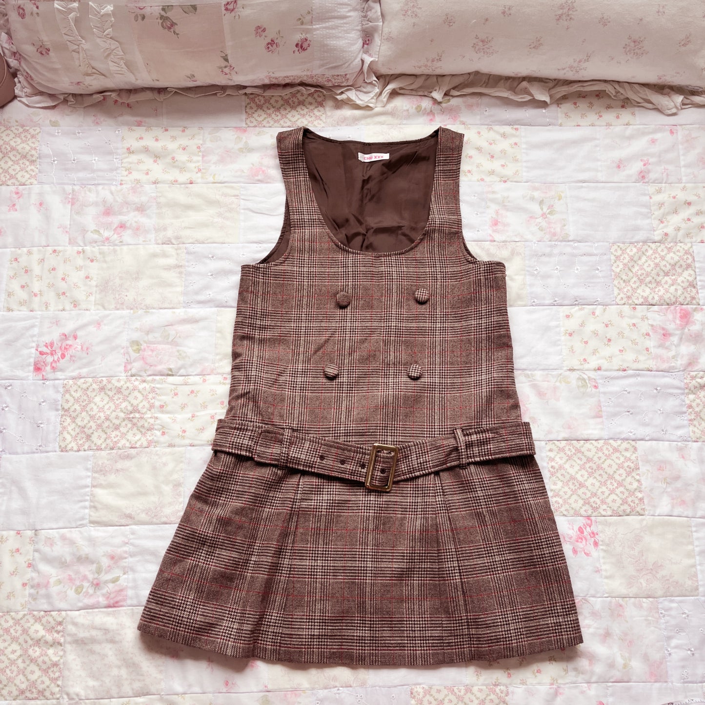 brown tweed jsk