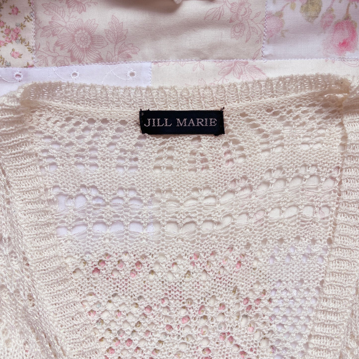 cream front tie bolero