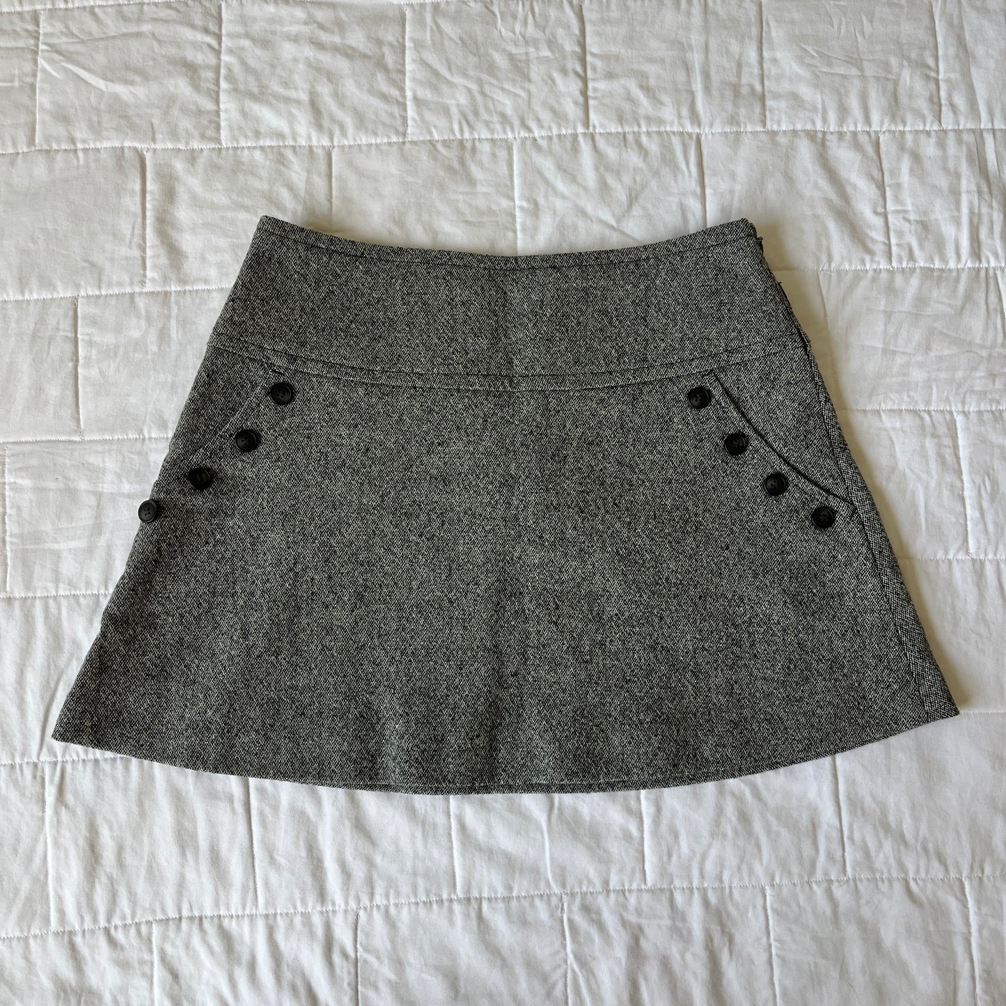 gray office siren skirt