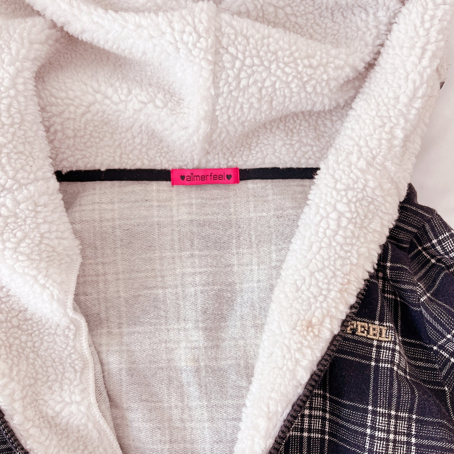 aimerfeel plaid roomwear set