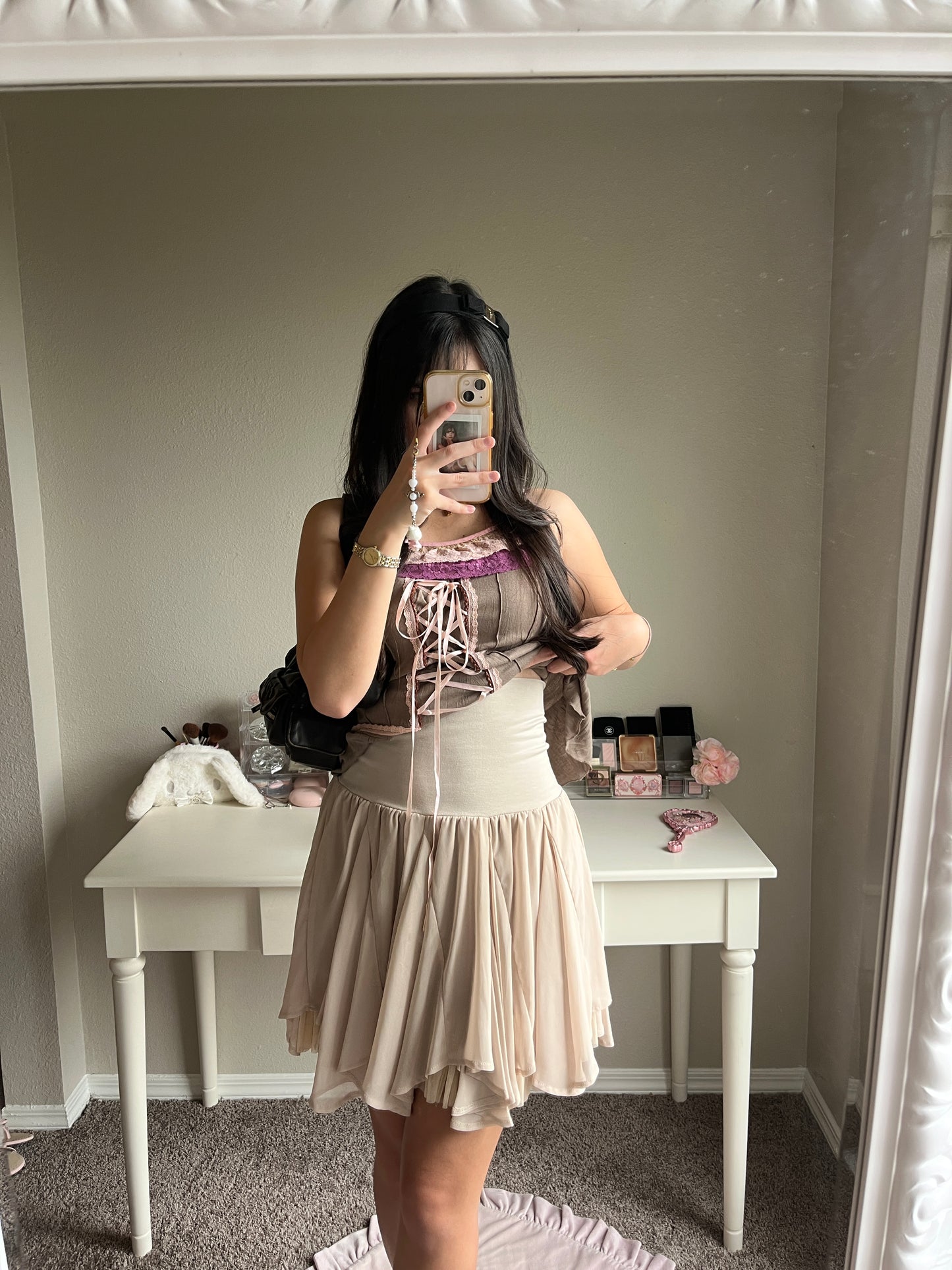 tan fairy ballet skirt