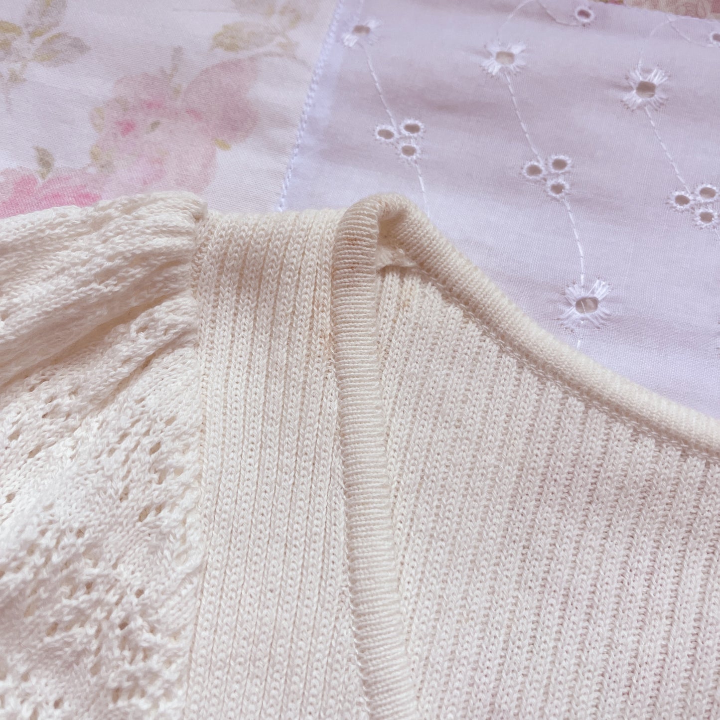 cream puff sleeve princess knit