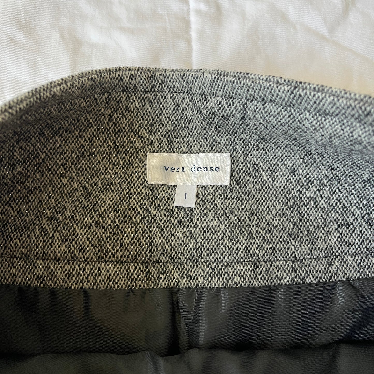 gray office siren skirt