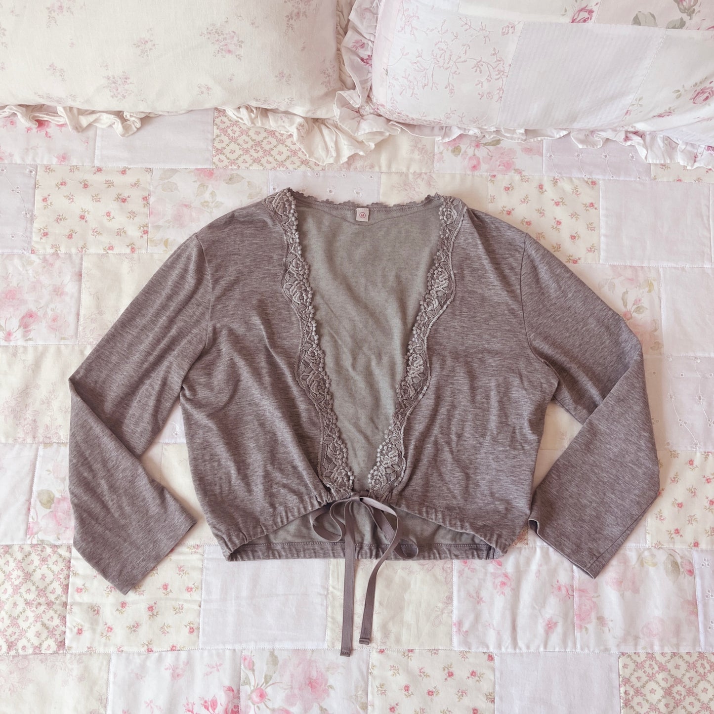 gray adjustable bolero