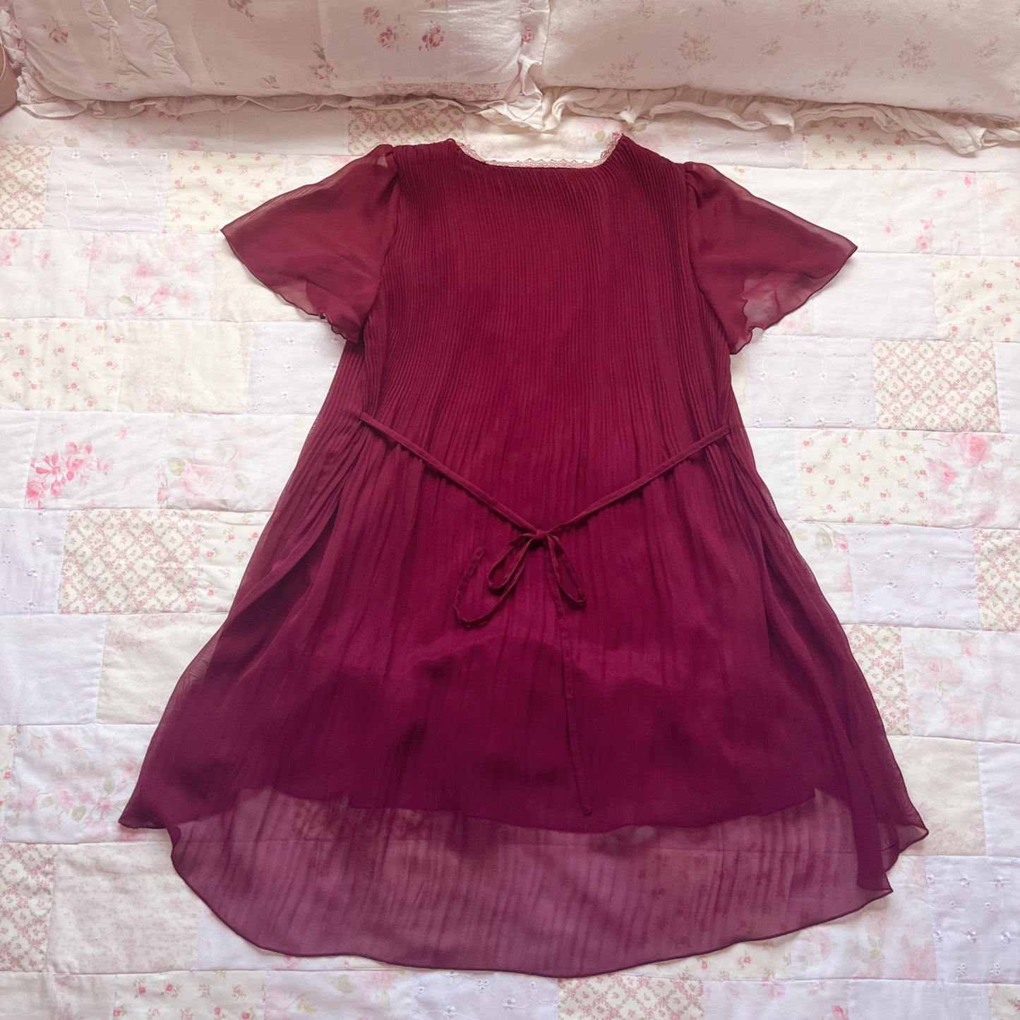 axes femme wine red tunic