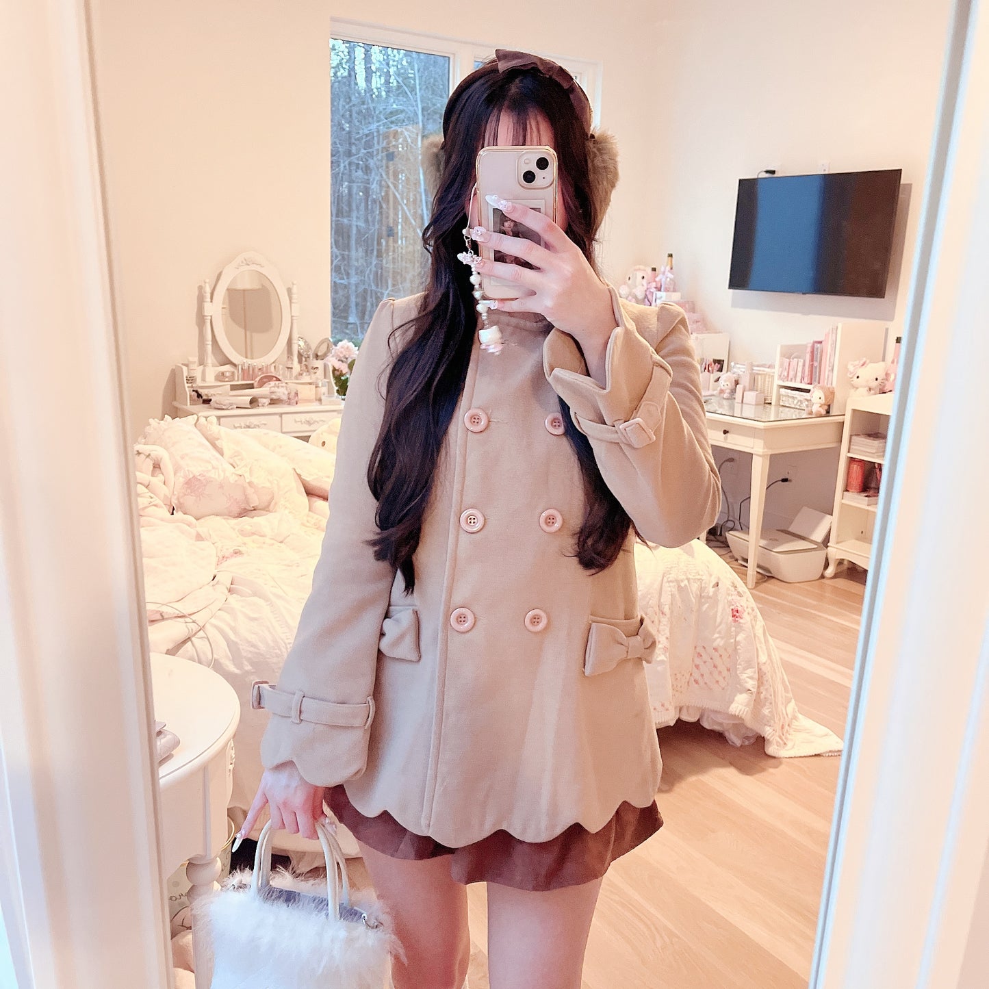ank rouge milk tea doll jacket