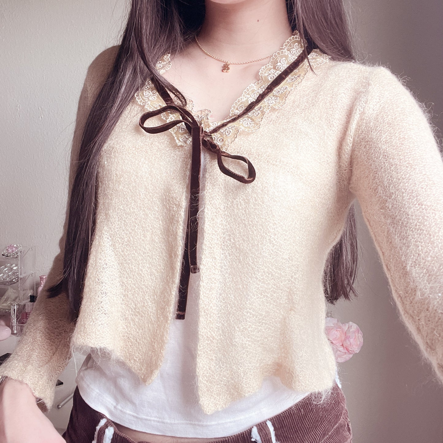 caramel beige bolero