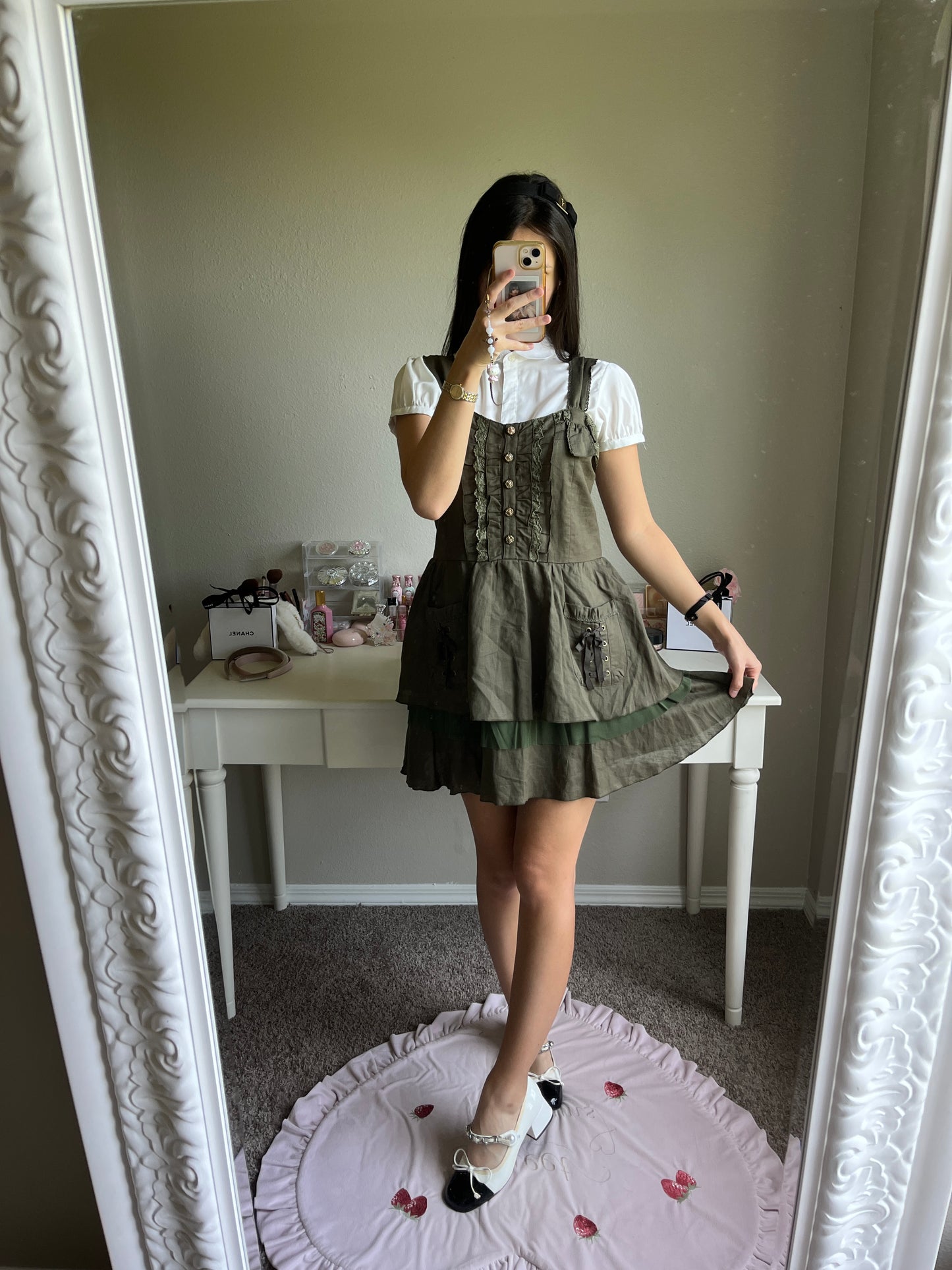 axes femme hunter green jsk