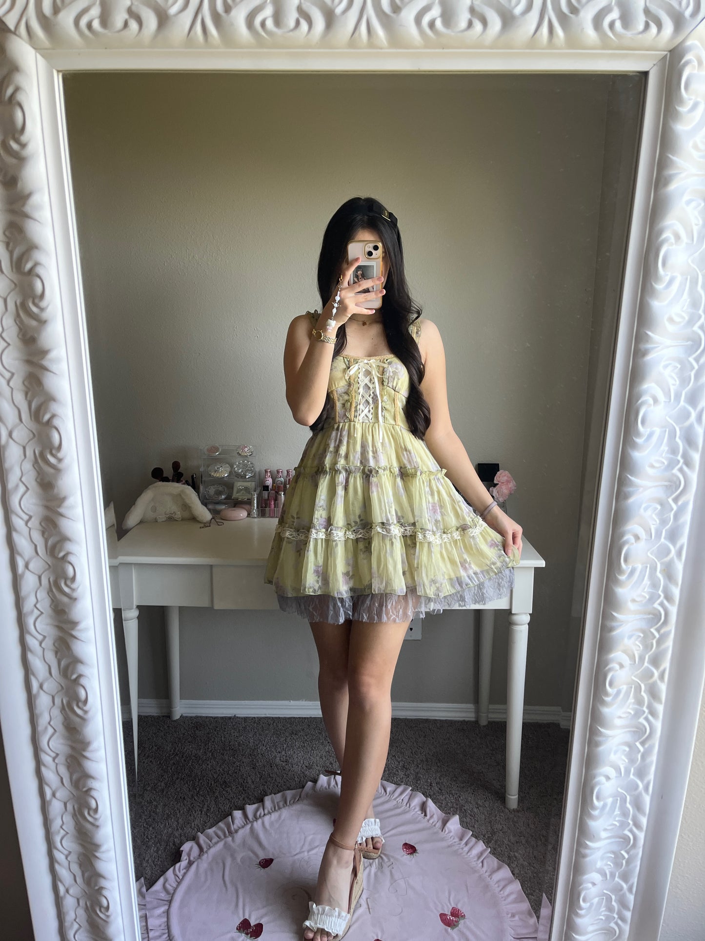 axes femme water lily dress