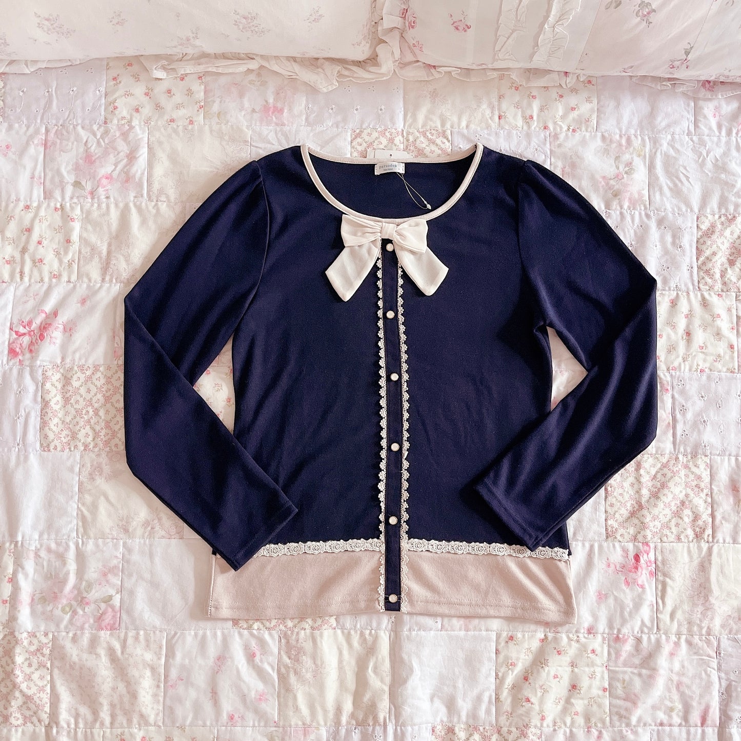 navy shoujo top