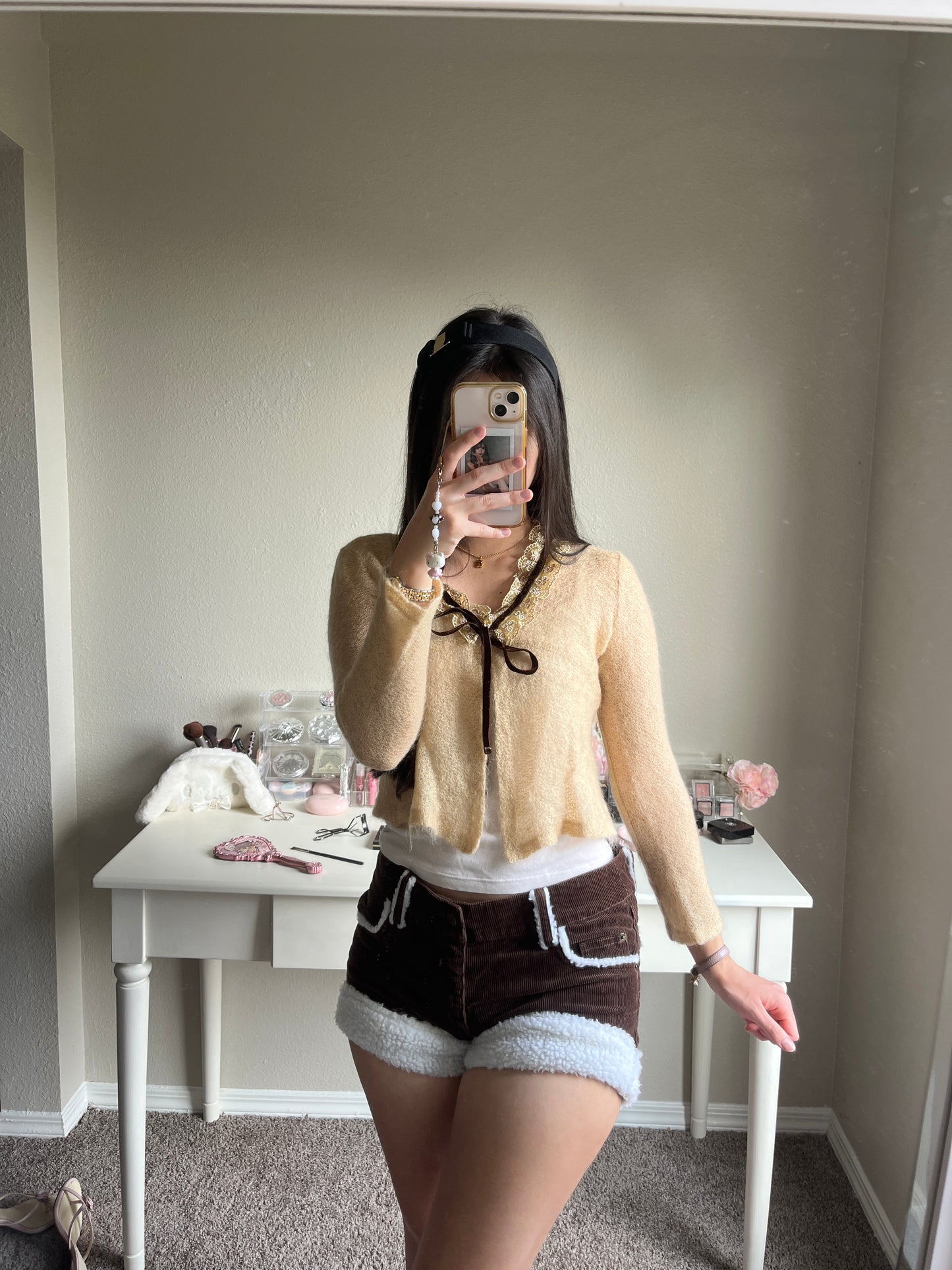 caramel beige bolero
