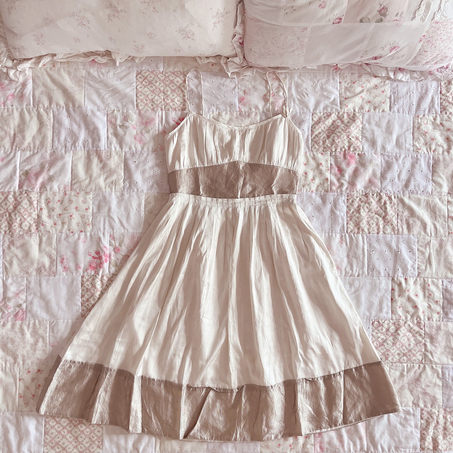 jill stuart cream princess dress