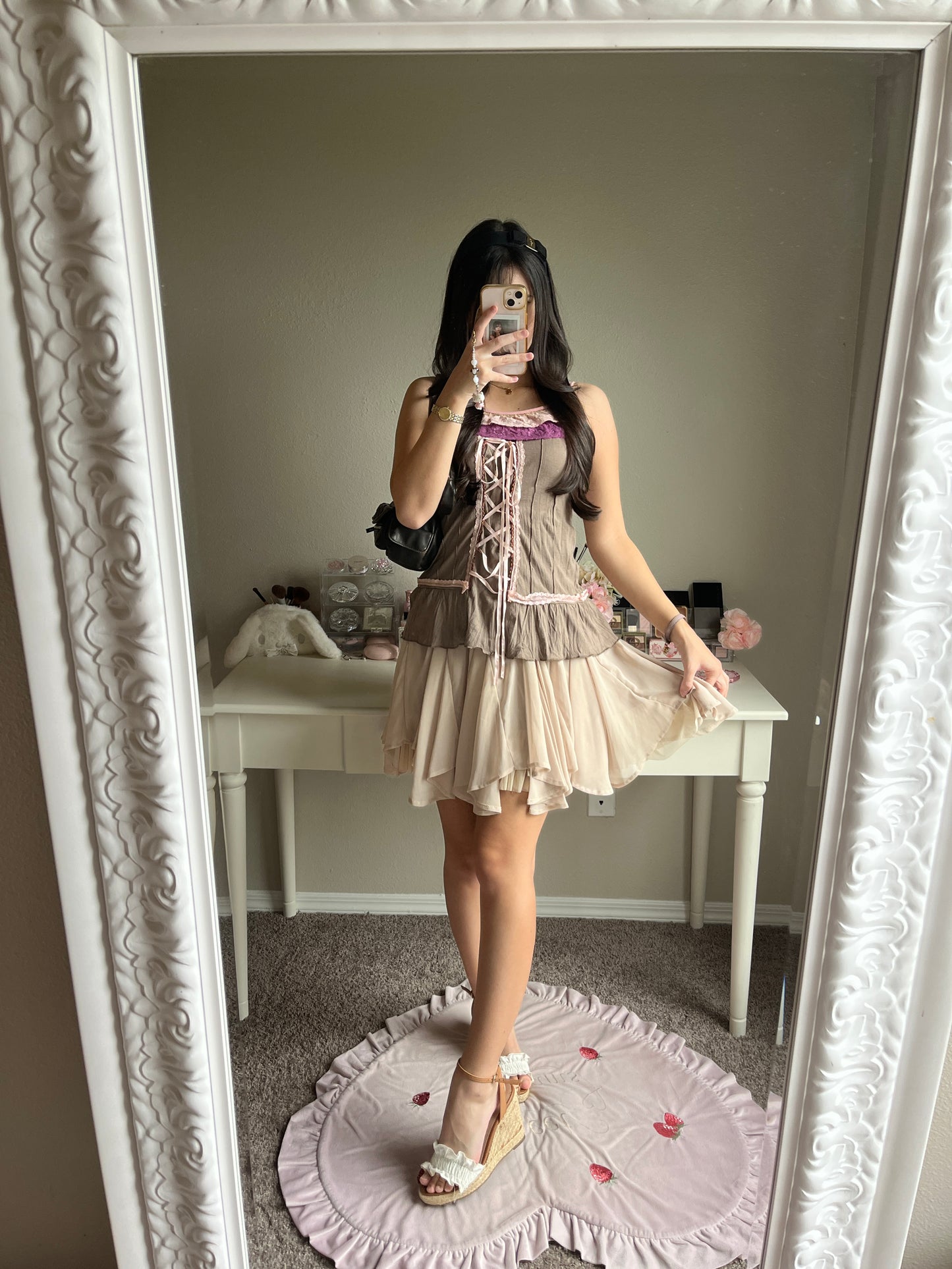 tan fairy ballet skirt