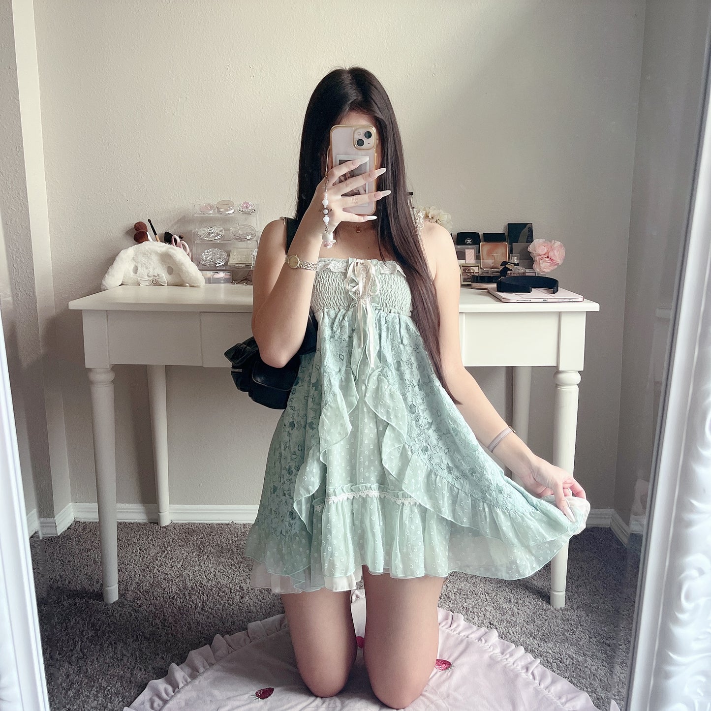 axes femme blue water fairy dress