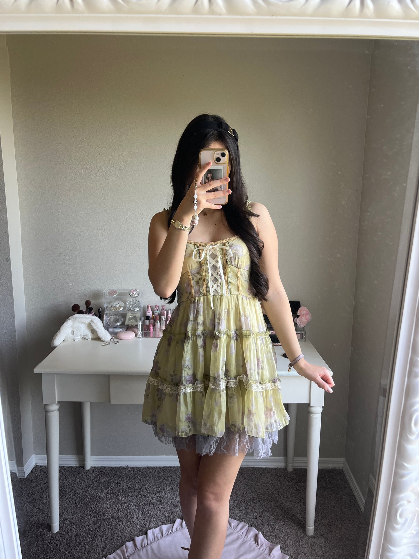 axes femme water lily dress