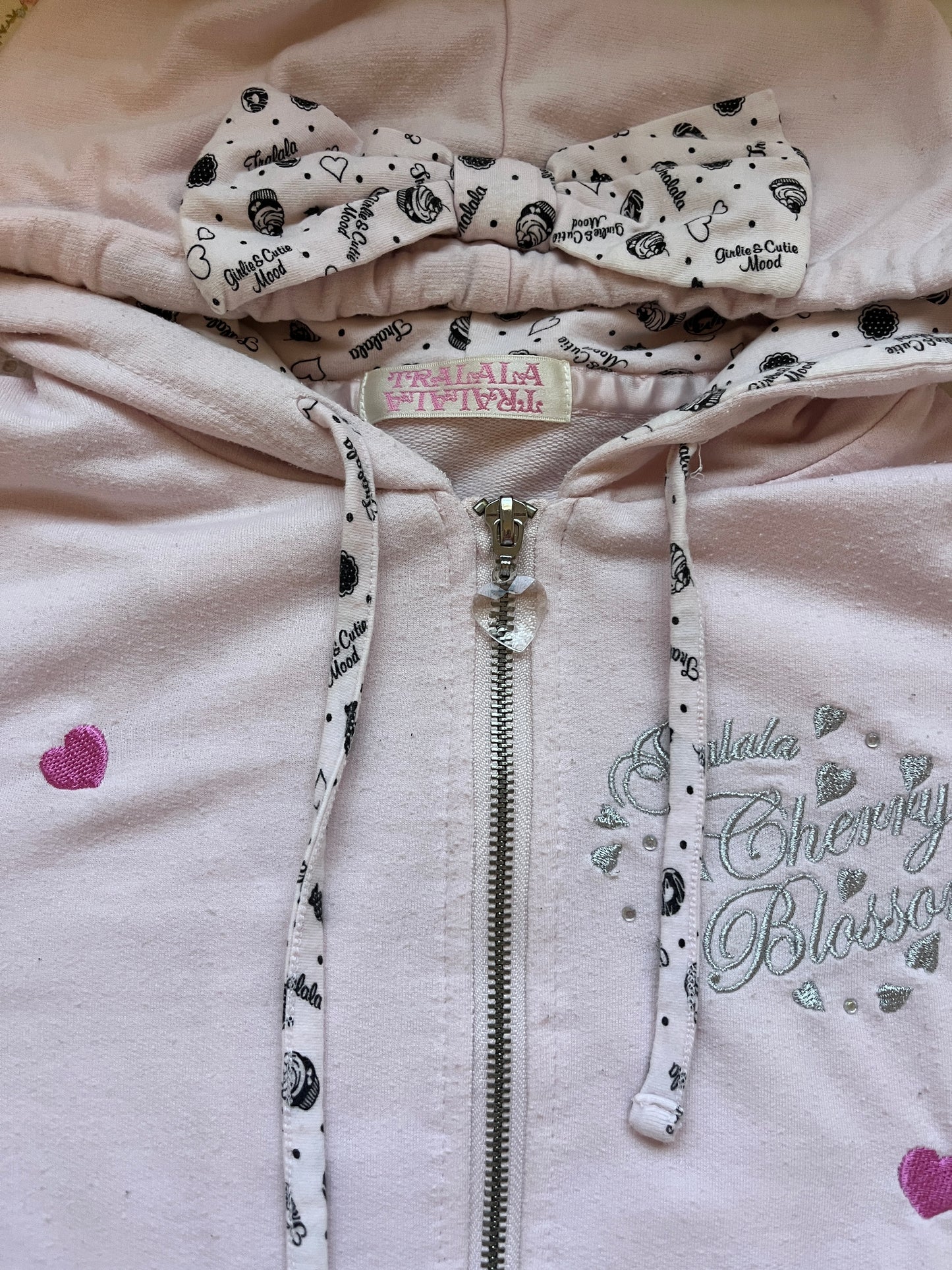 tralala pink mini parka