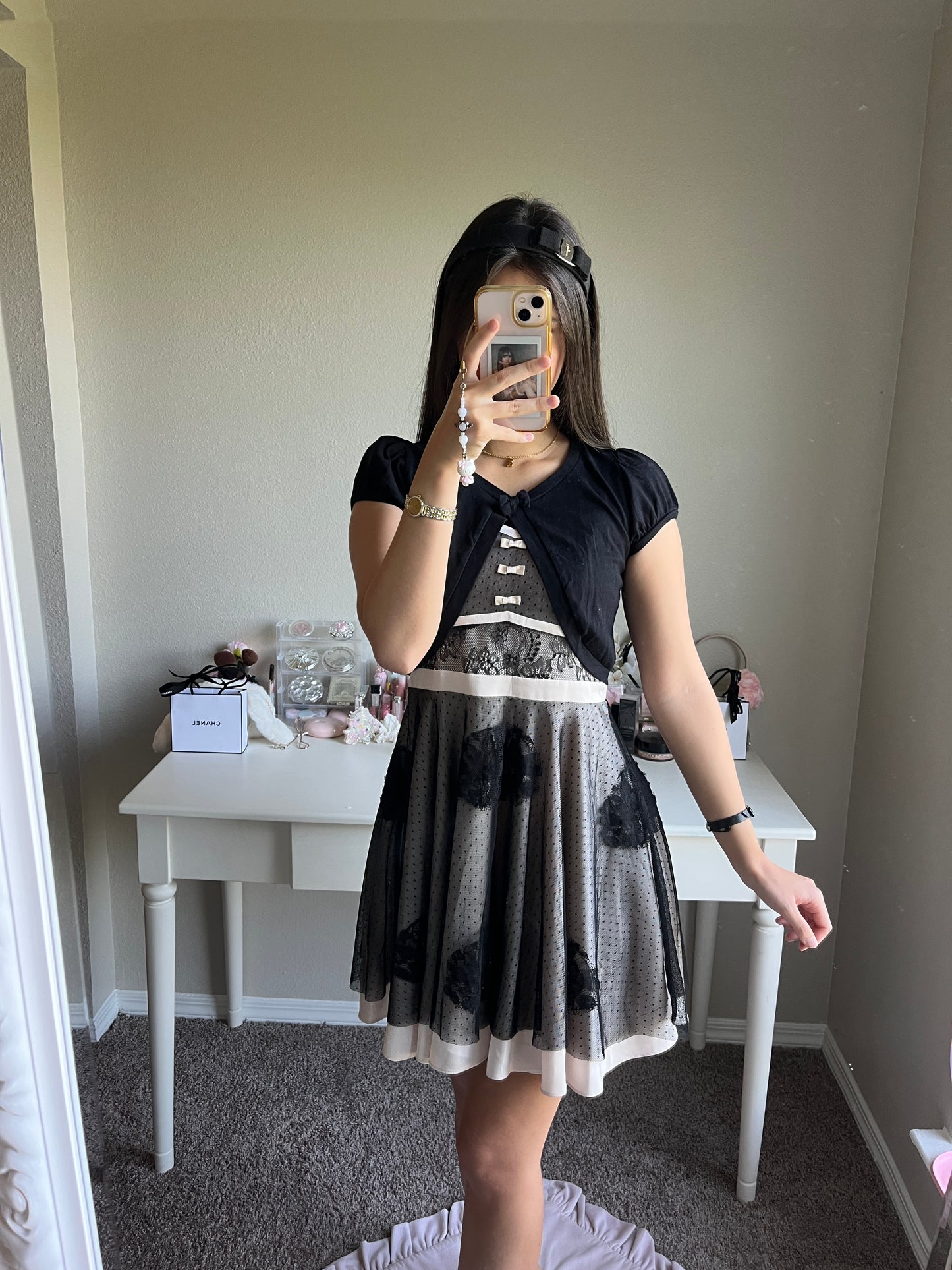 mini black bolero