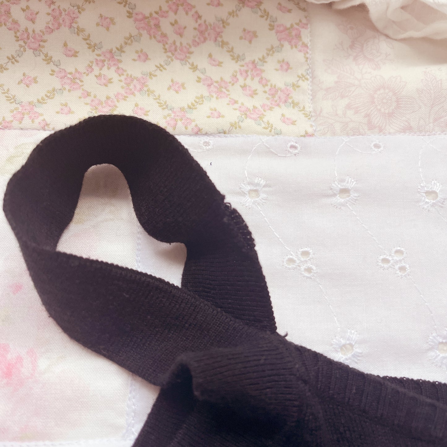 black lace up accent camisole