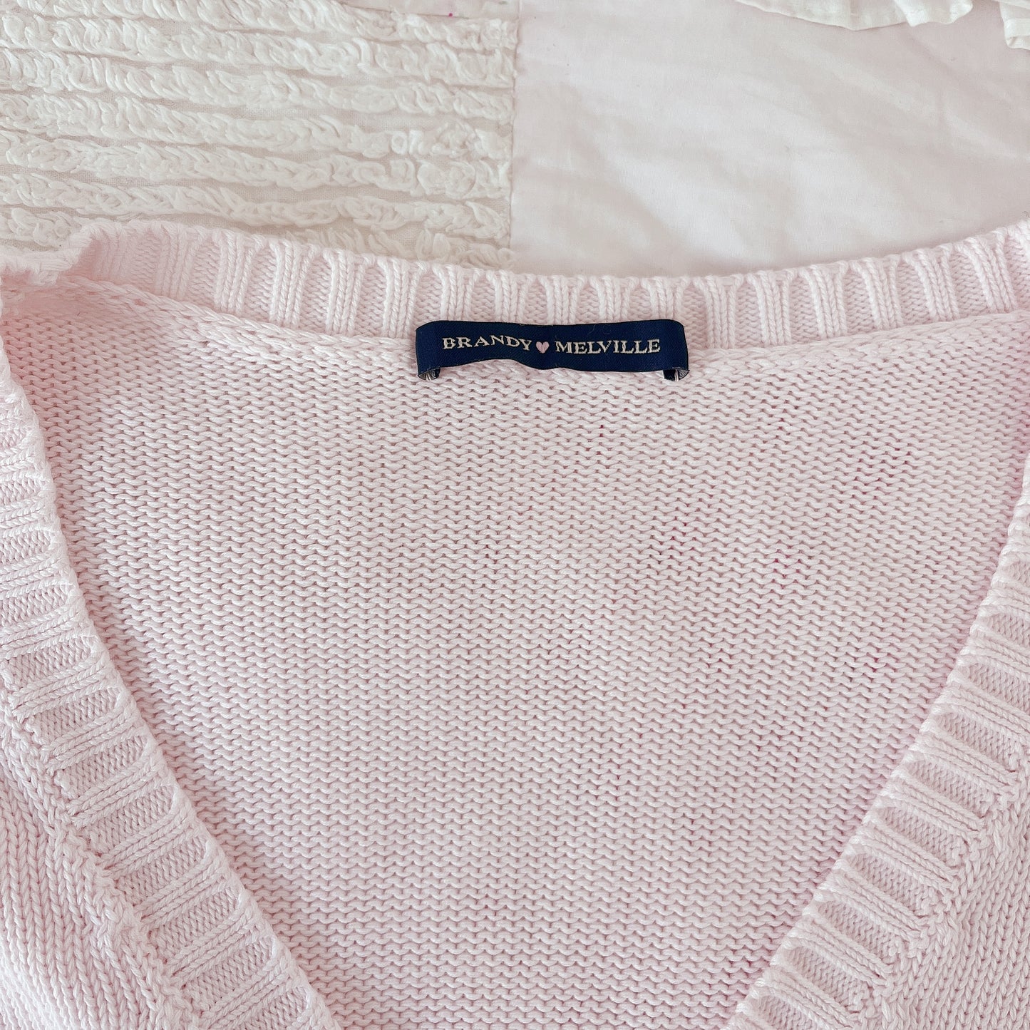 brandy melville pink cardigan
