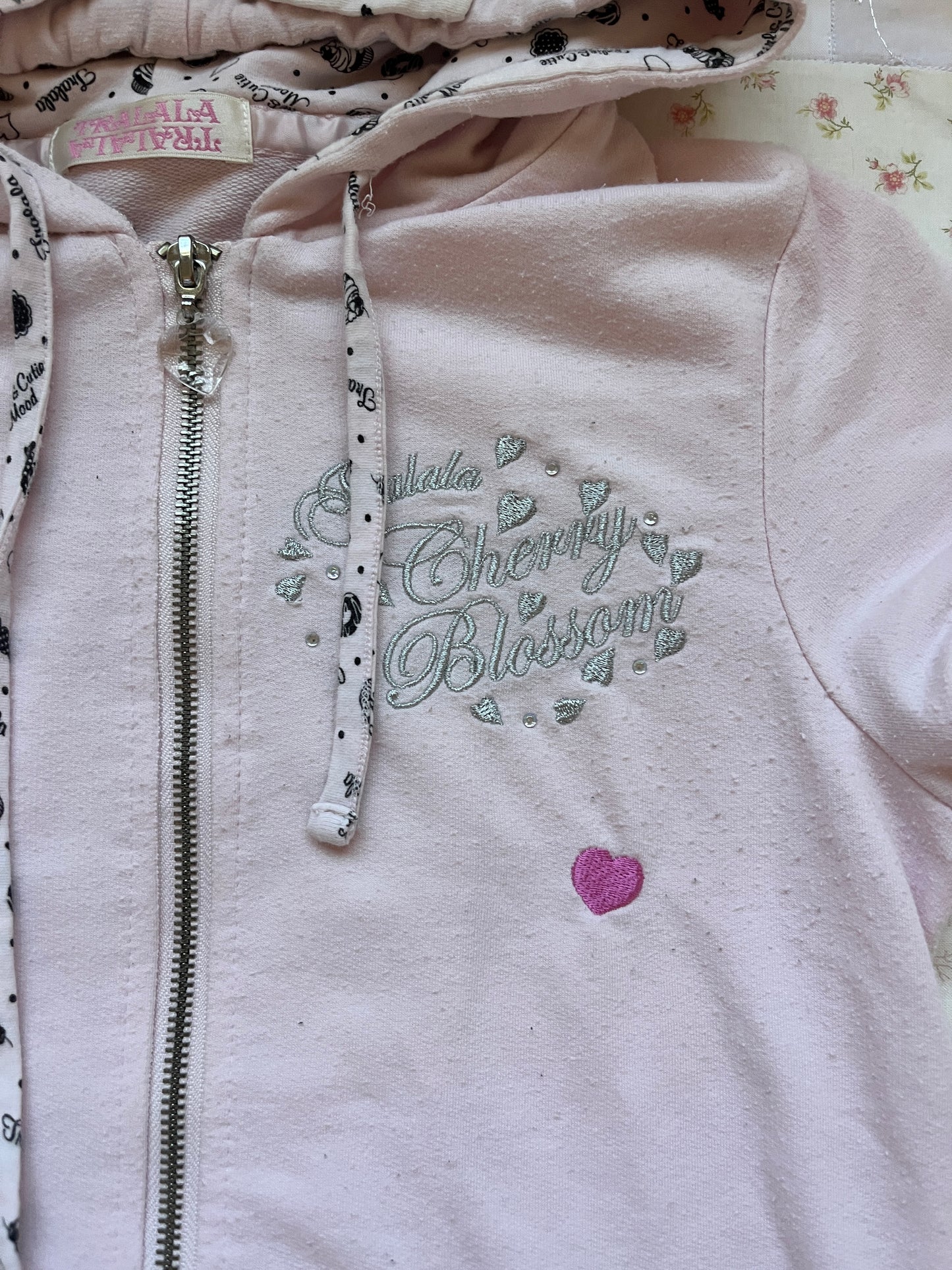 tralala pink mini parka