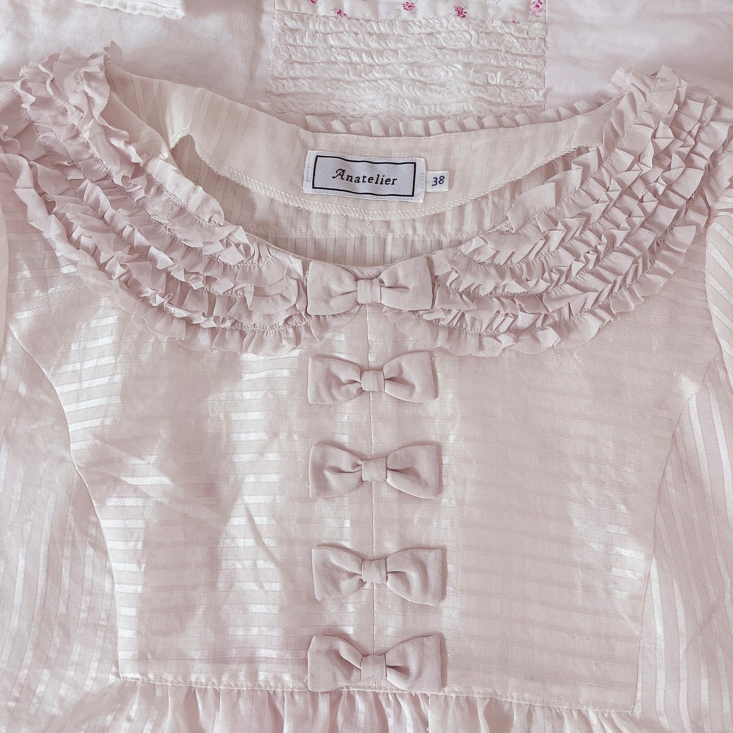 delicate beige blouse