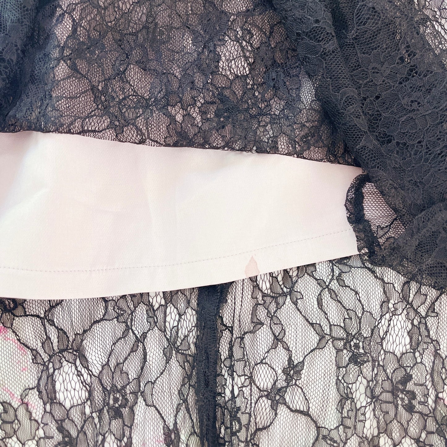 rojita lace overlay long dress