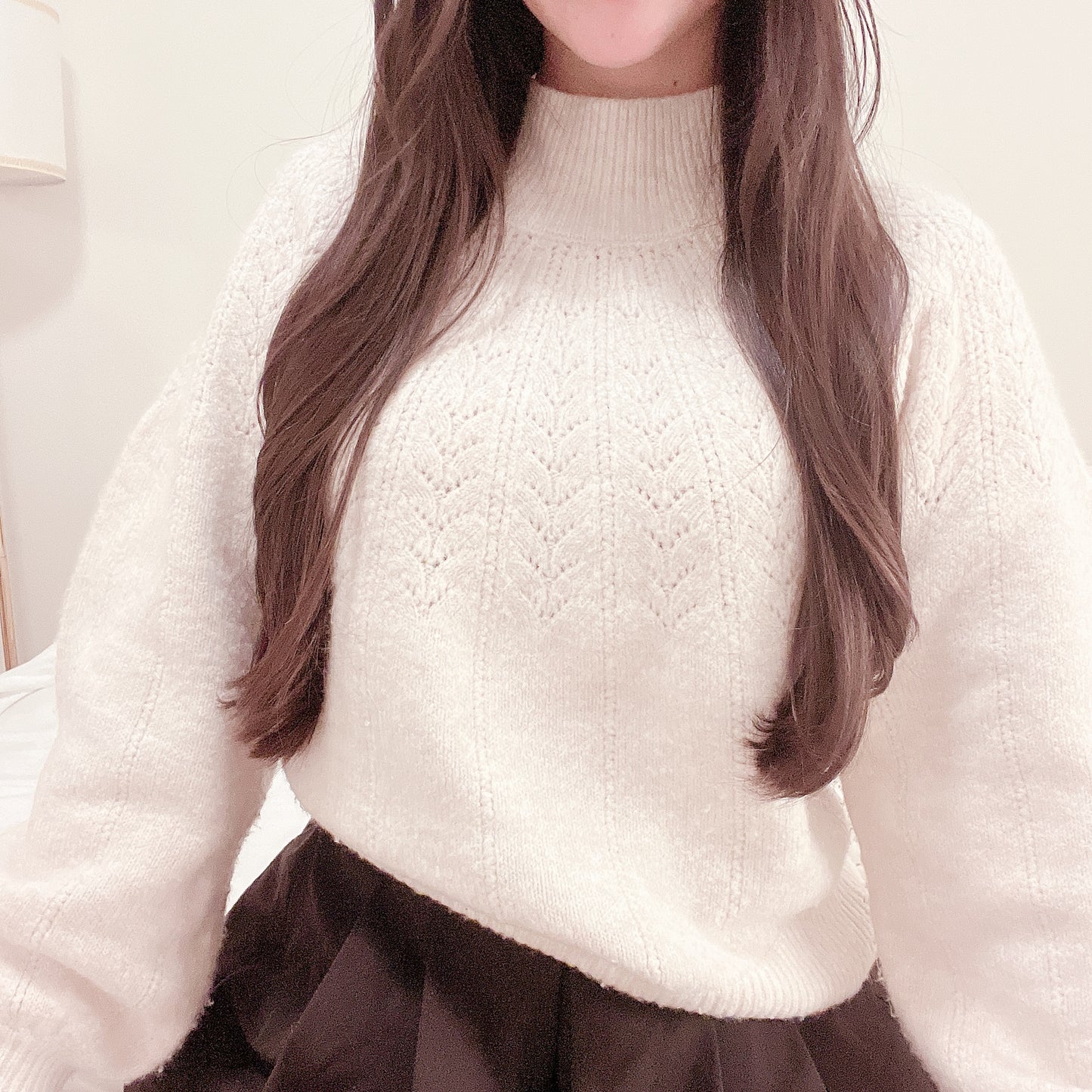 feroux baby pink knit sweater