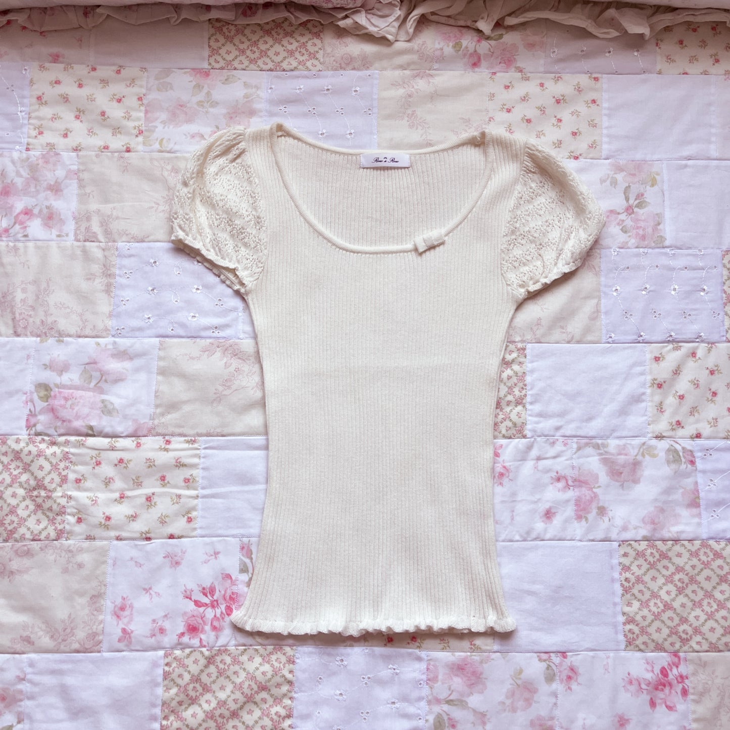 cream puff sleeve princess knit