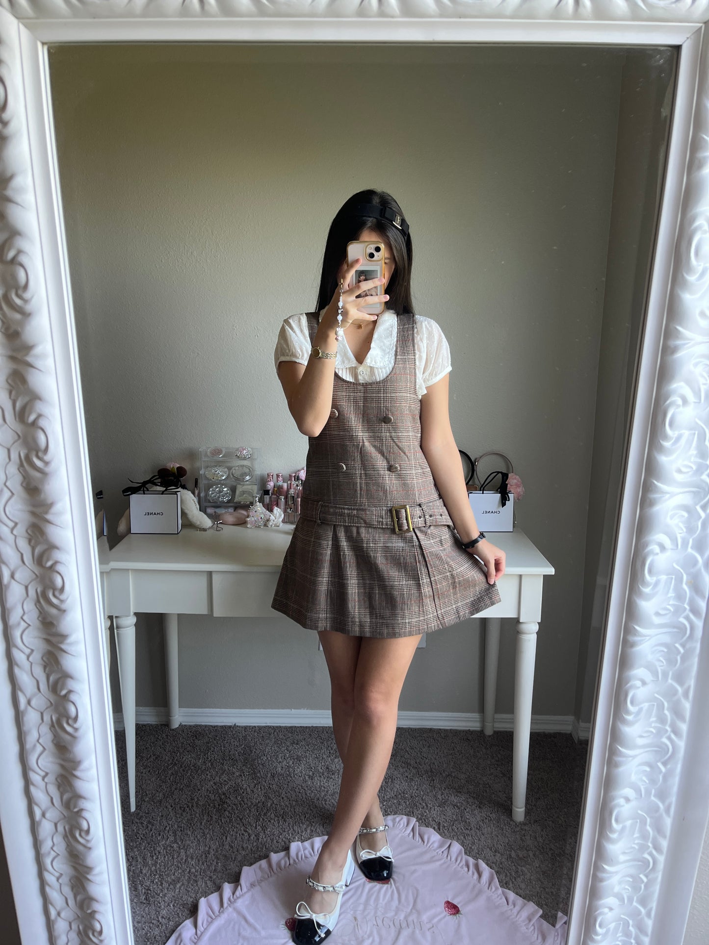 brown tweed jsk