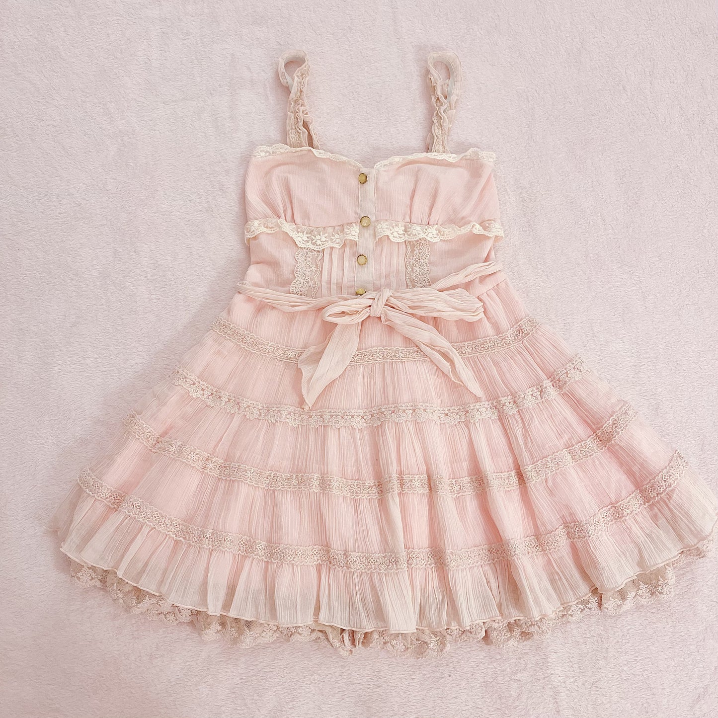 liz lisa pink baby doll dress