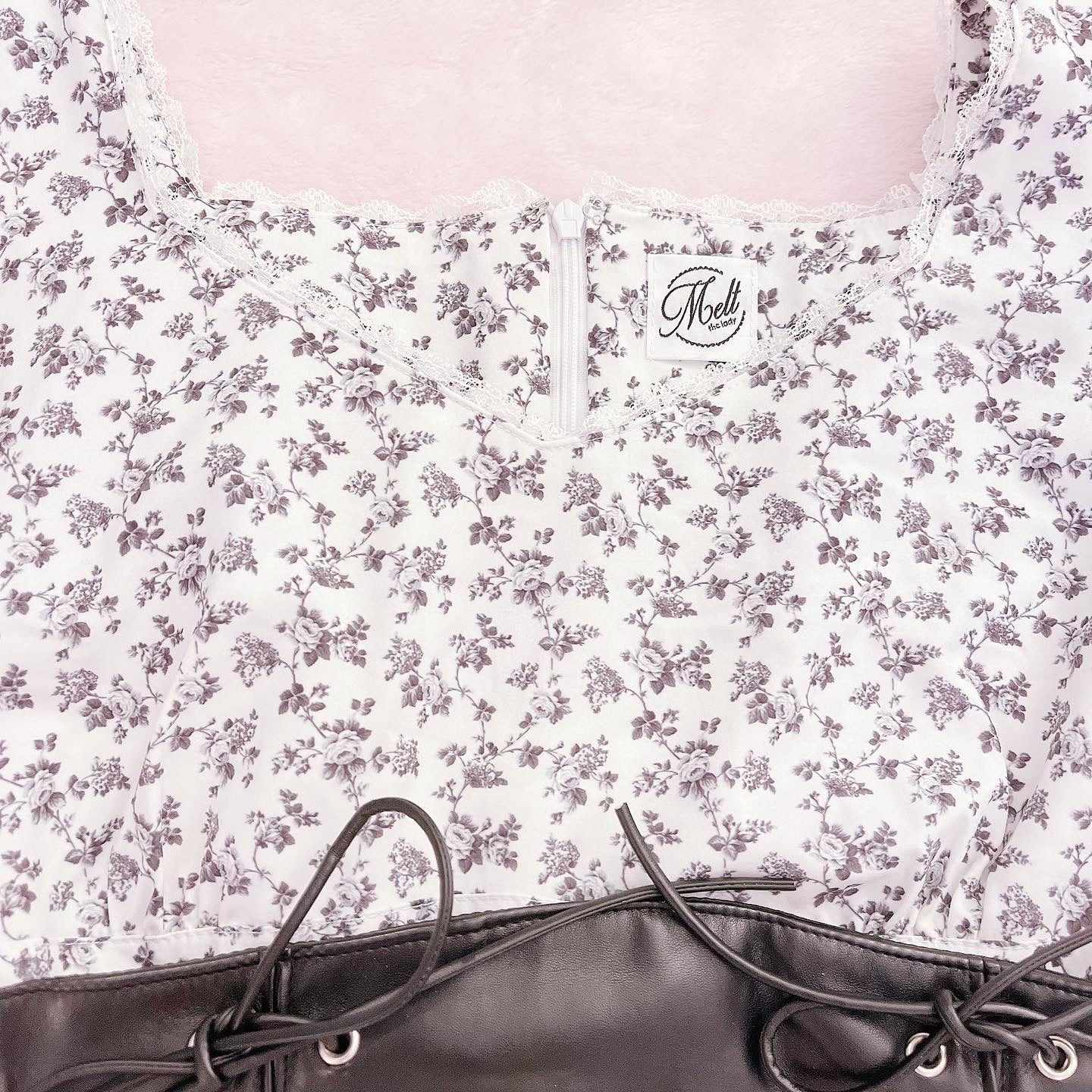 melt the lady floral minidress