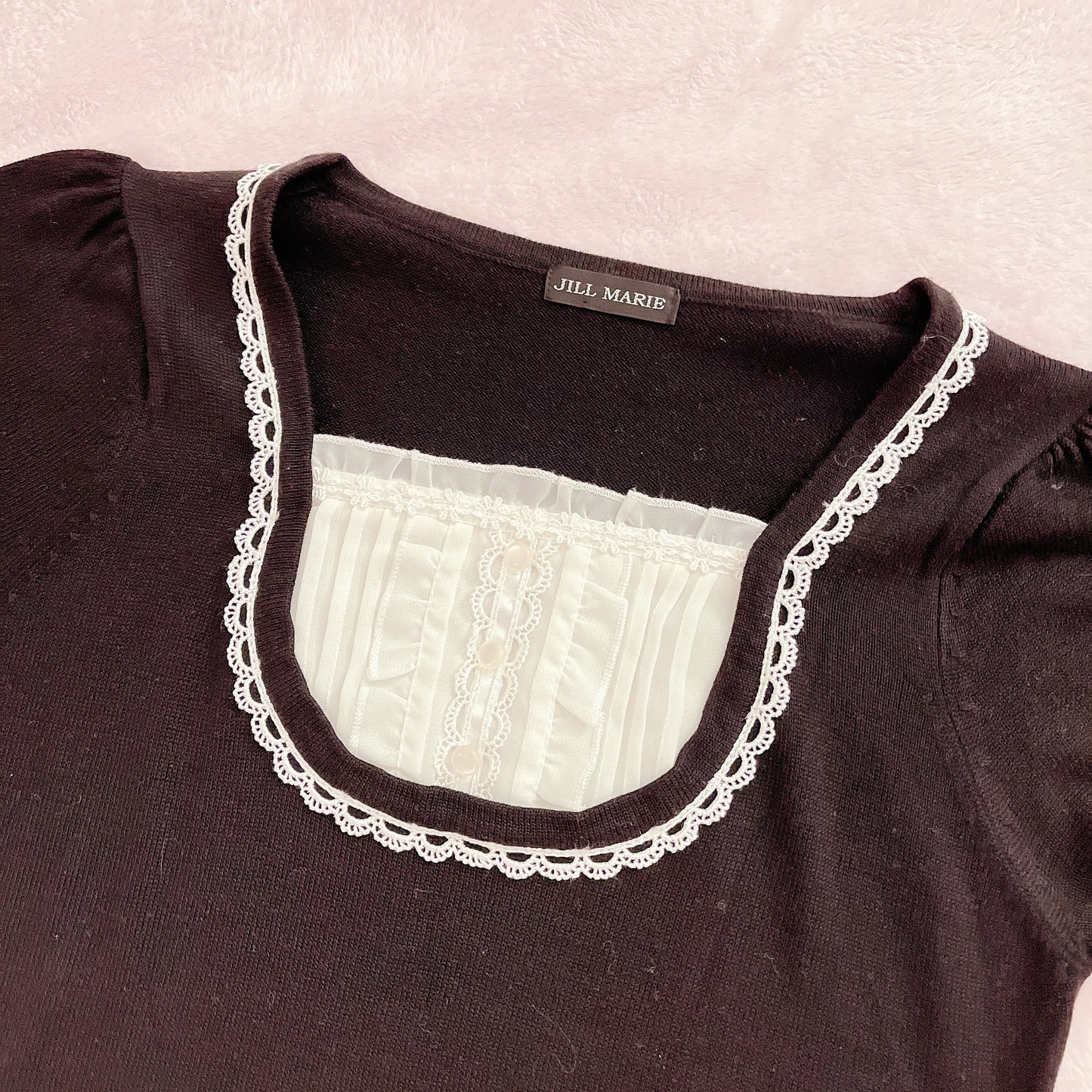 black and white milkmaid set