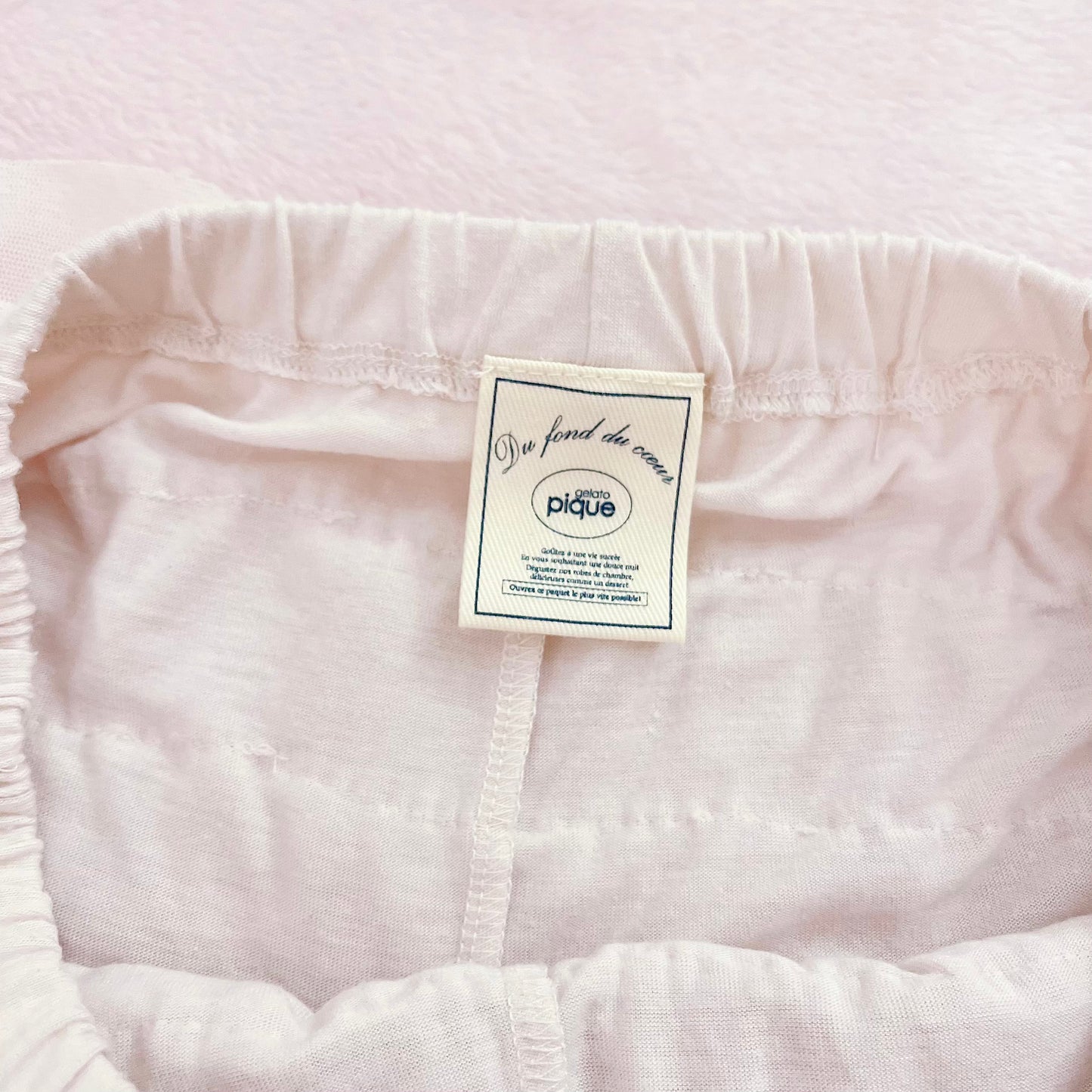 cream and lavender ruffle bloomers