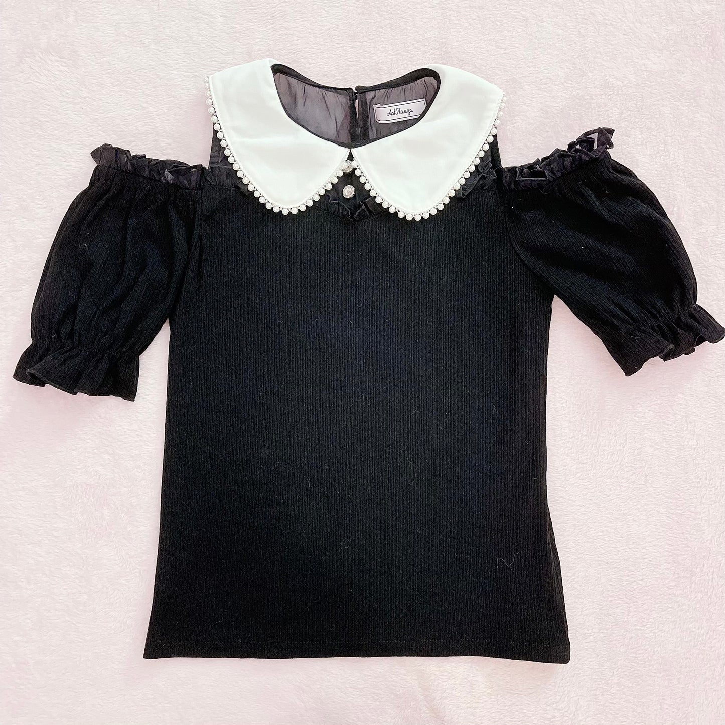 ank rouge cold shoulder knit