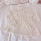 cream babydoll sweater