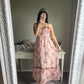 pink rosy maxi dress