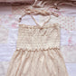 cream lace tiered summer maxi dress