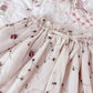 beige rose accent tulle skirt