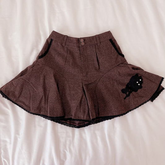 mori brown culottes