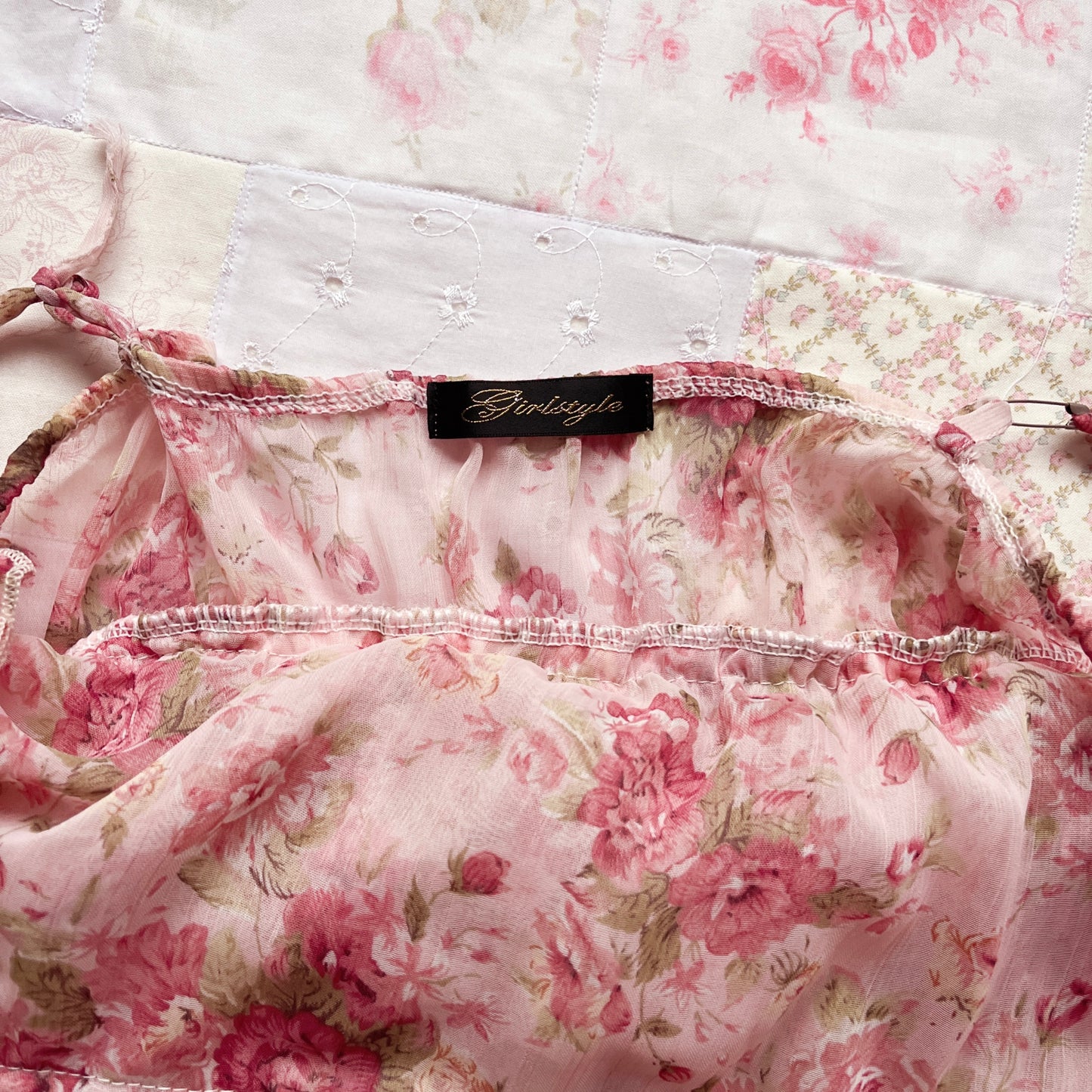 pink rosy maxi dress